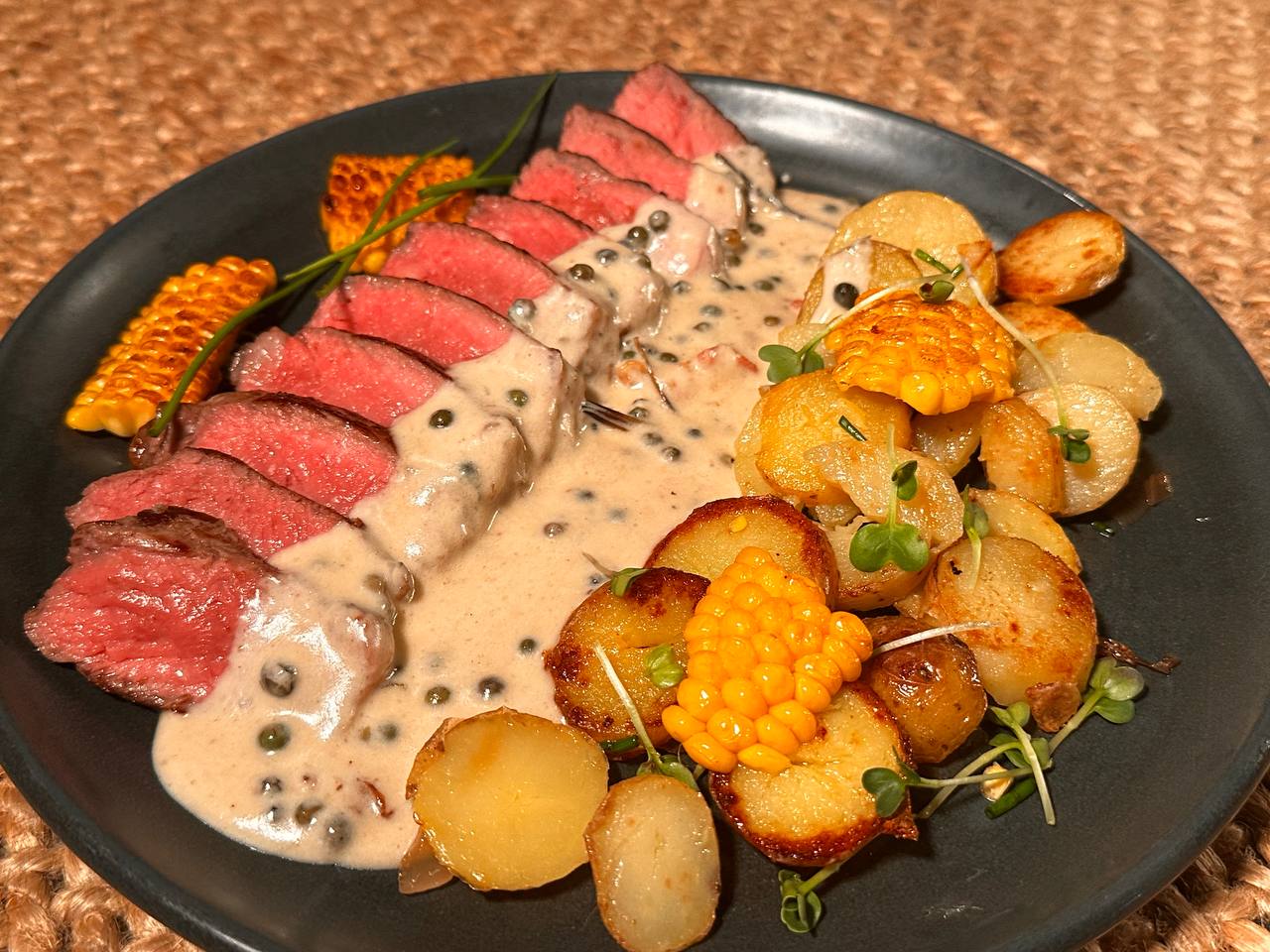 Rindersteak-Pfanne