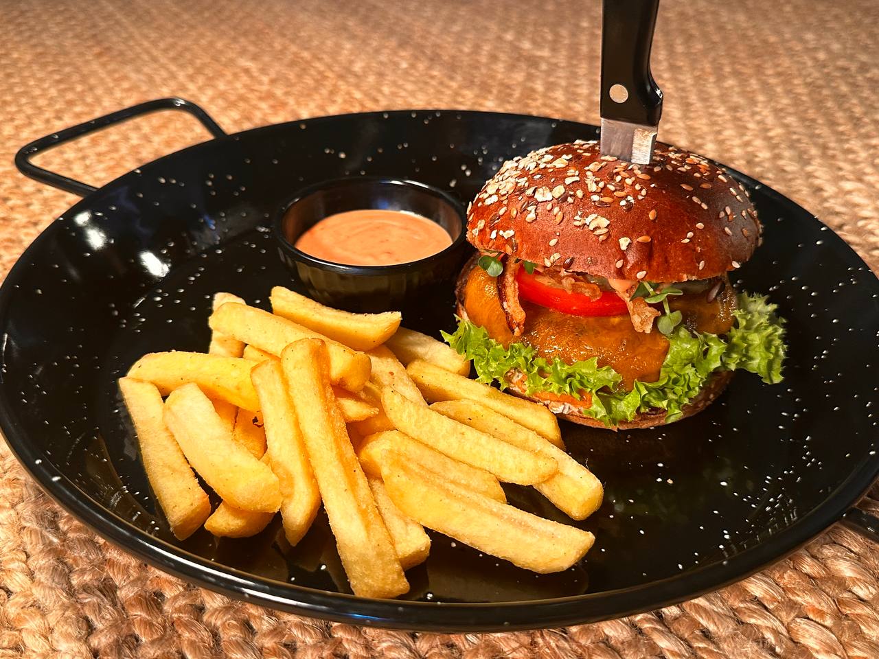 Klassischer Burger